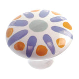 Richelieu America - Eclectic Ceramic Knob - 037 - Blue Flower