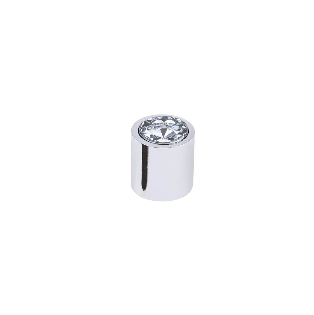 Richelieu America - Contemporary Swarovski Crystal and Metal Knob - 217 - Chrome