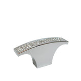 Richelieu America - Contemporary Metal and Crystal Knob - 1234 - Crystal,Chrome
