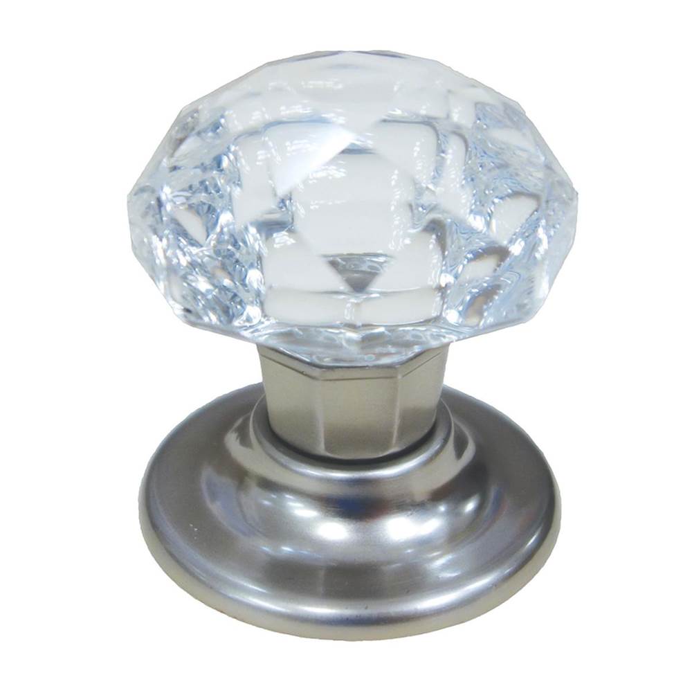 Richelieu America - Eclectic Crystal Knob - 1009 - Clear,Brushed Nickel