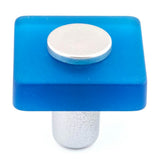 Richelieu America - Eclectic Plastic Knob -1225 - Frosted Blue