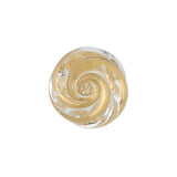 Traditional Murano Glass and Metal Knob - 9030