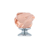 Traditional Murano Glass and Metal Knob - 9030