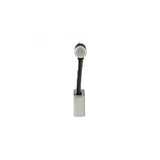 Contemporary Leather and Metal Knob - 745