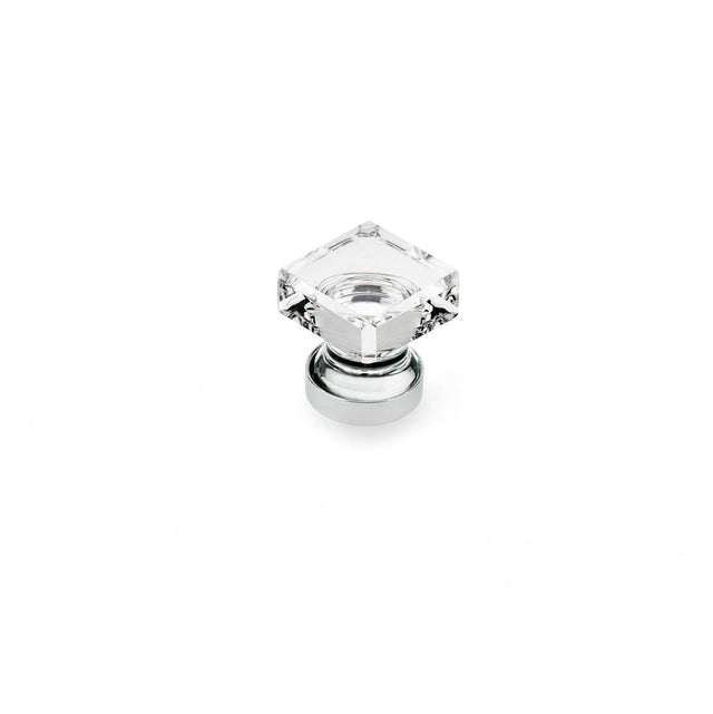 Richelieu America - Contemporary Glass Knob - 6926 - Clear,Chrome