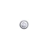 Contemporary Swarovski Crystal and Metal Knob - 217