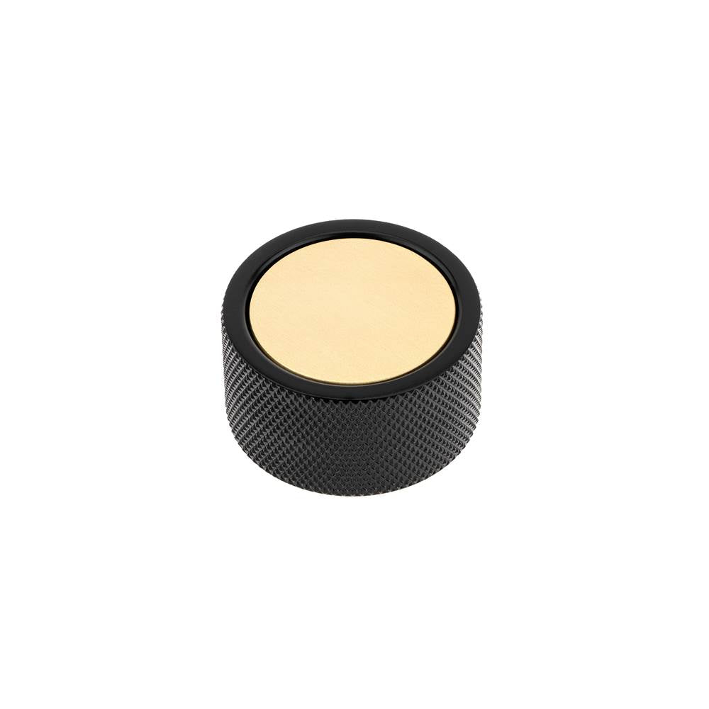 Richelieu America - Contemporary Metal Knob - 2065 - Matte Black,Brushed Brass