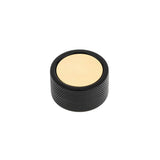 Richelieu America - Contemporary Metal Knob - 2065 - Matte Black,Brushed Brass
