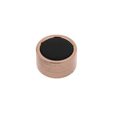 Richelieu America - Contemporary Metal Knob - 2065 - Matte Black,Bright Oriental Bronze
