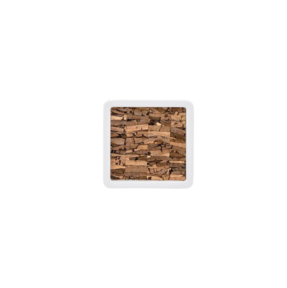 Contemporary Metal and Cork Knob - 5518