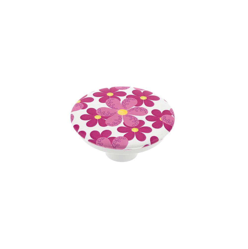 Richelieu America - Contemporary Plastic Knob - 7625 - Rose Flower