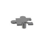 Richelieu America - Contemporary Metal Knob - 2564 - Ravello Gray