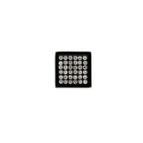 Contemporary Metal and Crystal Knob - 1234