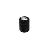 Contemporary Metal and Crystal Knob - 5485