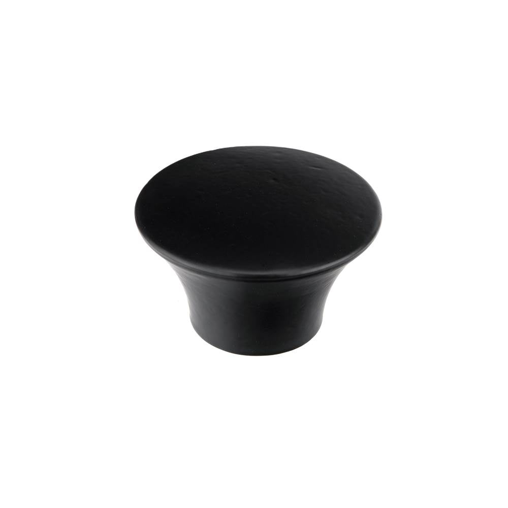 Richelieu America - Traditional Forged Iron Knob - 6755 - Matte Black Iron