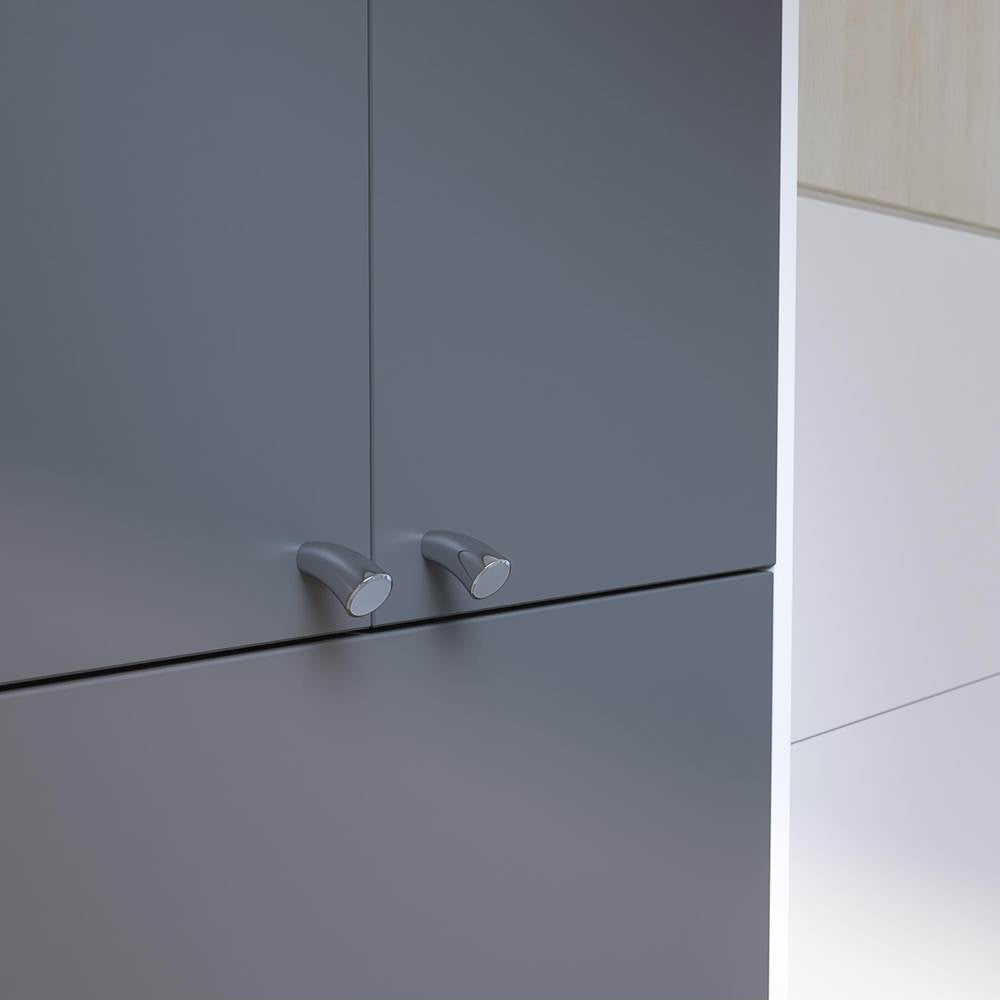 Contemporary Metal Knob - 5183