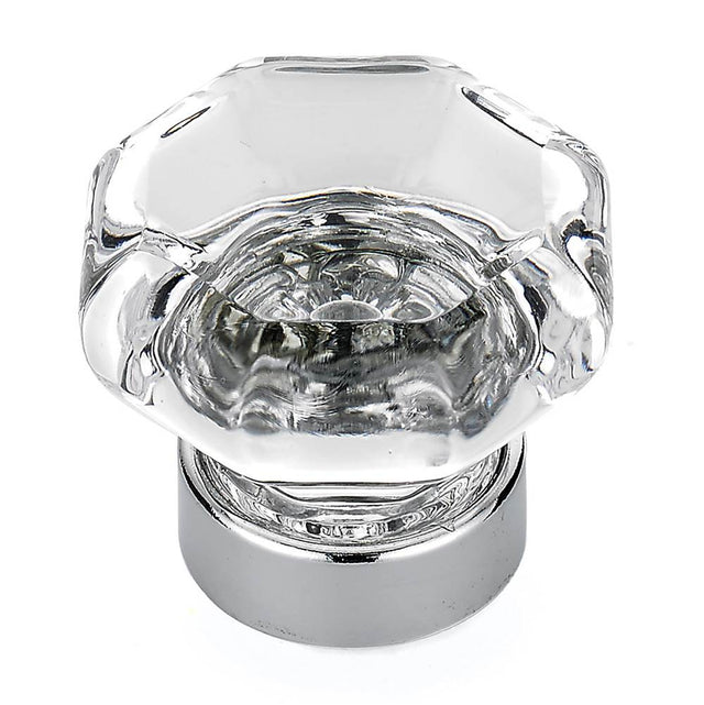 Richelieu America - Eclectic Crystal and Metal Knob - 1007 - Clear,Chrome