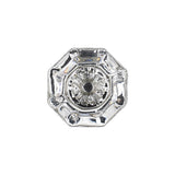 Eclectic Crystal and Metal Knob - 1007