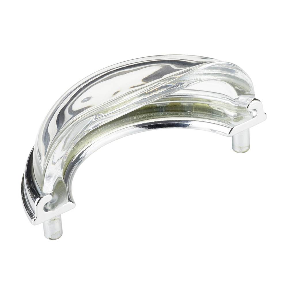 Richelieu America - Eclectic Crystal Cup Pull - 1008 - Clear,Chrome