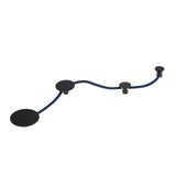 Richelieu America - Contemporary Nylon/Metal Pull - 2141 - Matte Black