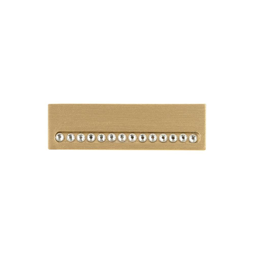 Contemporary Aluminum and Swarovski Crystal Pull - 2790
