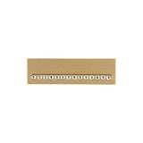 Contemporary Aluminum and Swarovski Crystal Pull - 2790