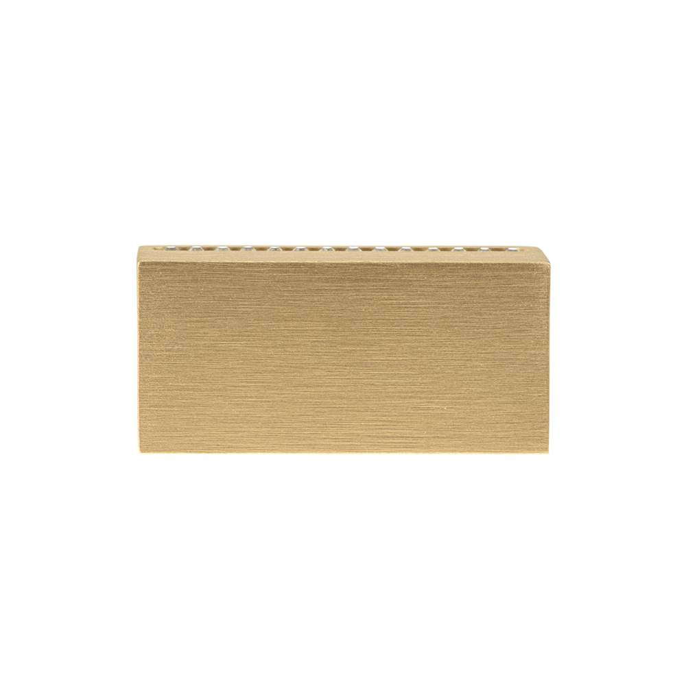 Contemporary Aluminum and Swarovski Crystal Pull - 2790