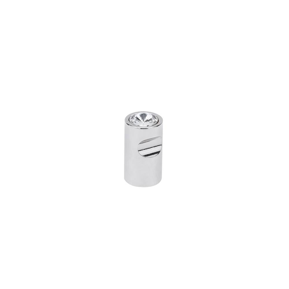 Richelieu America - Contemporary Swarovski Crystal and Metal Knob - 3075 - Clear,Chrome