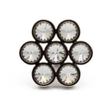 Contemporary Swarovski Crystal and Metal Knob - 3077