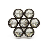 Richelieu America - Contemporary Swarovski Crystal and Metal Knob - 3077 - Smoked Crystal,Chrome