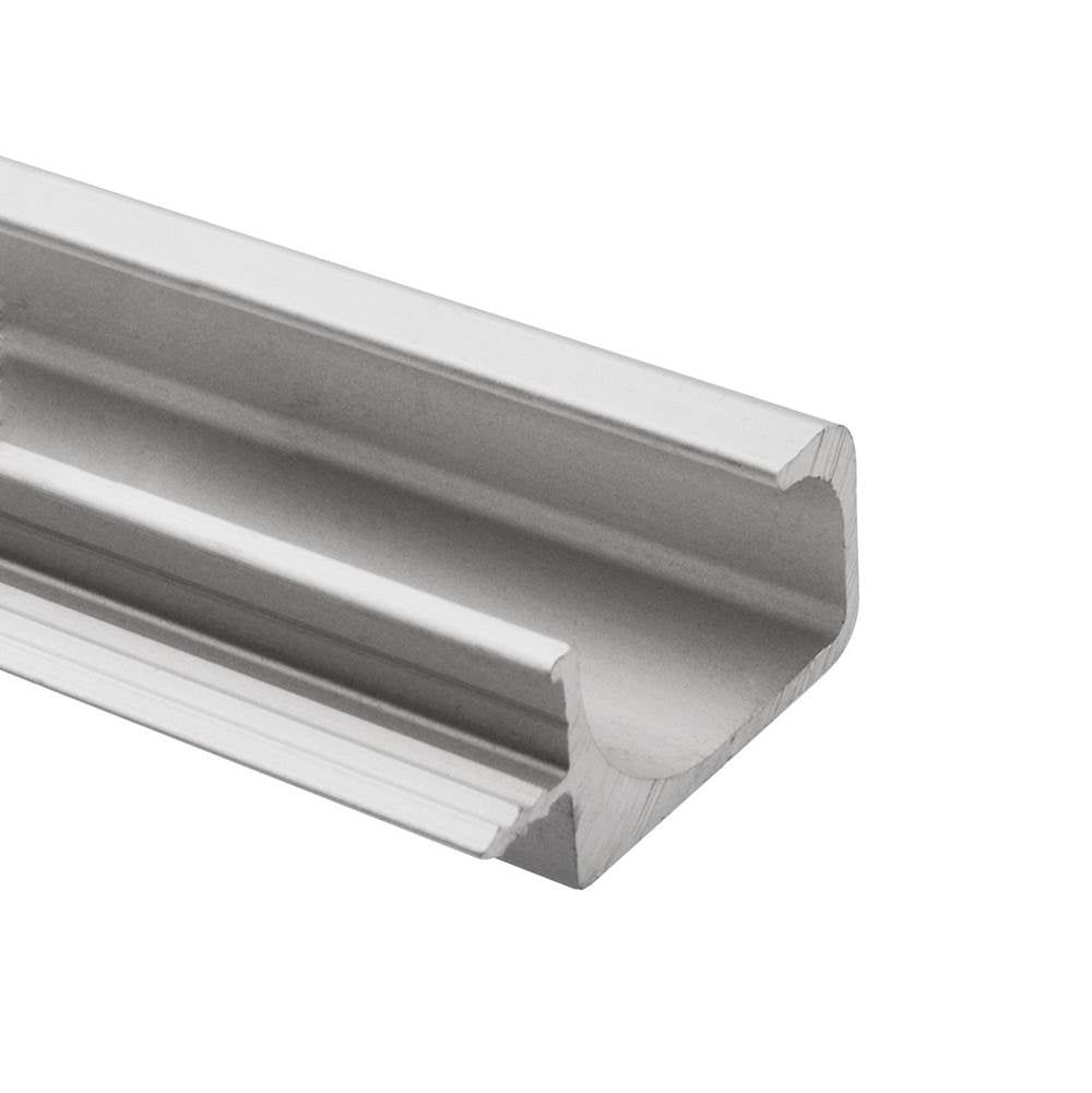 Richelieu America - Contemporary Pull Handle for 3/4'' Panel - 3183 - Satin Aluminum