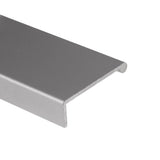 Richelieu America - Contemporary Pull Handle for 5/8''-3/4'' Panel - 31 and 41 - Satin Aluminum