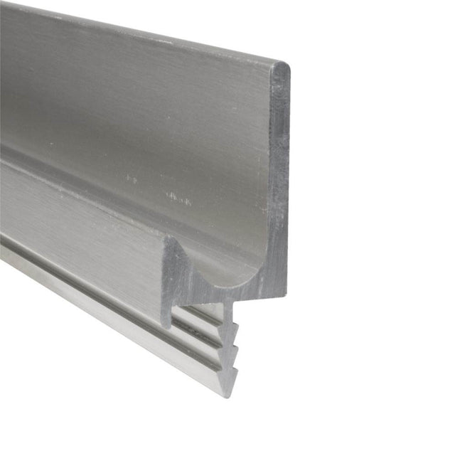 Richelieu America - Contemporary Handle in J Shape for 5/8'' Panel - 3188 - Satin Aluminum