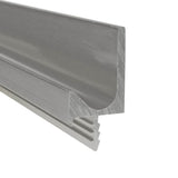 Richelieu America - Contemporary Pull Handle in J Shape for 3/4'' Panel - 3189 - Stainless Steel