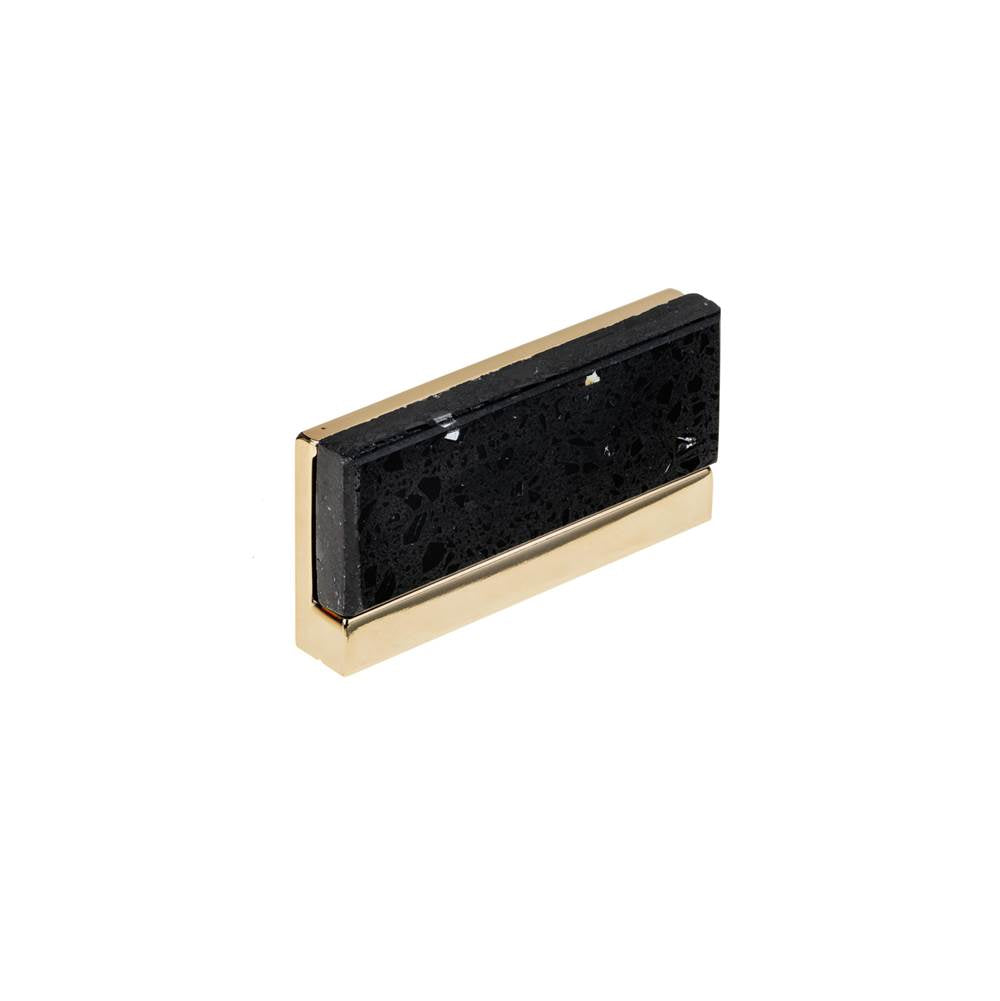 Richelieu America - Contemporary Terrazzo and Metal Pull - 4315 - Gold,Black