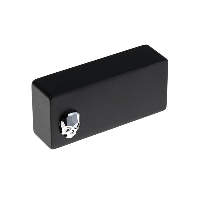 Richelieu America - Contemporary Metal and Crystal Pull - 5495 - Black Nickel,Crystal
