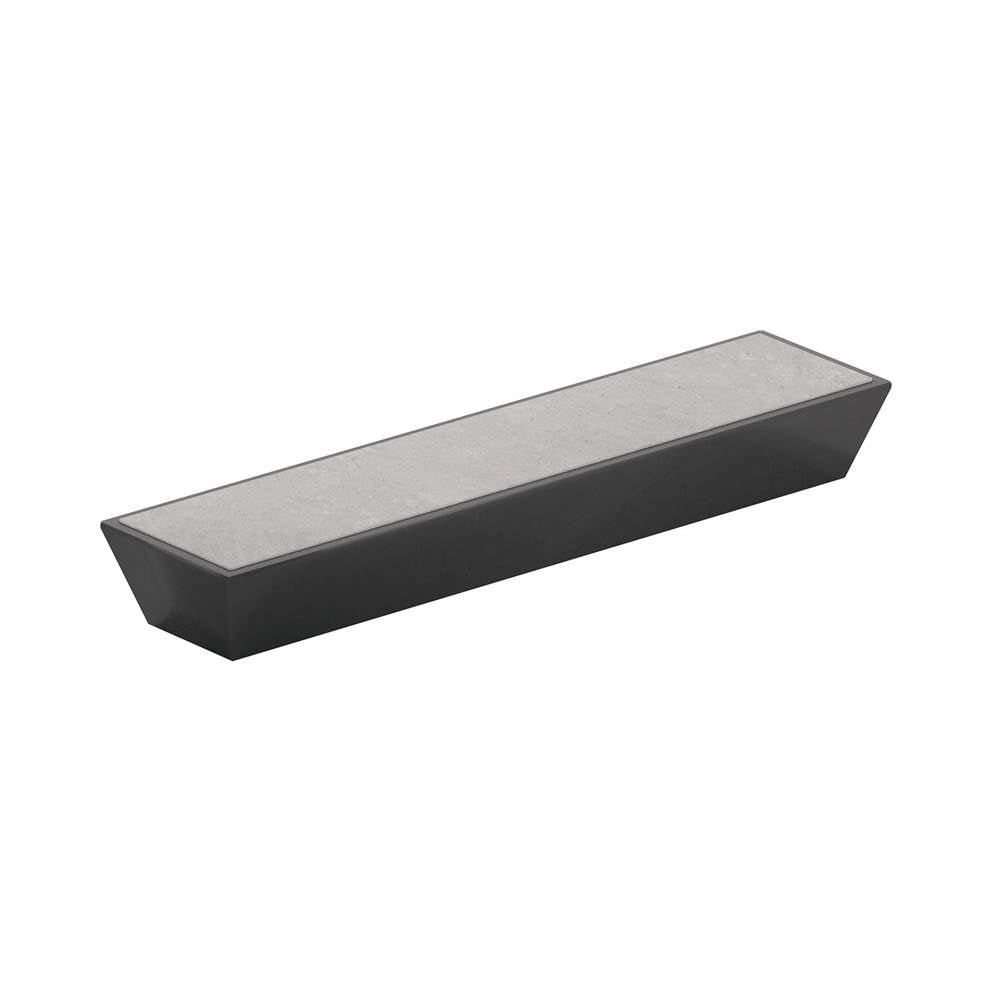 Richelieu America - Contemporary Metal and Concrete Pull - 5858 - Concrete,Brushed Anthracite