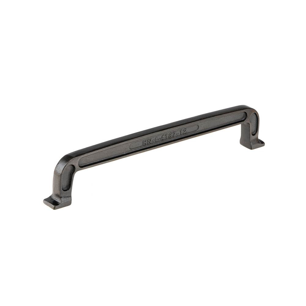 Richelieu America - Traditional Forged Iron Pull - 6587 - Bubble Glass,Florentine Bronze