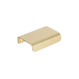 Richelieu America - Contemporary Copper Edge Pull - 70 and 71 - Antimicrobial,Brushed Nickel