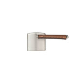 Contemporary Leather and Metal Pull - 7451