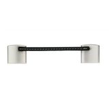 Contemporary Leather and Metal Pull - 745