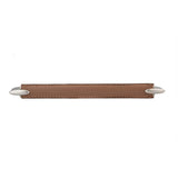 Contemporary Leather and Metal Pull - 745