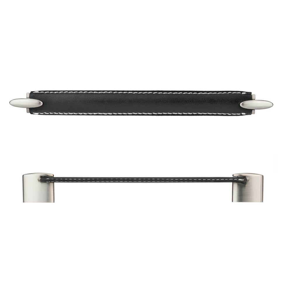 Contemporary Leather and Metal Pull - 745