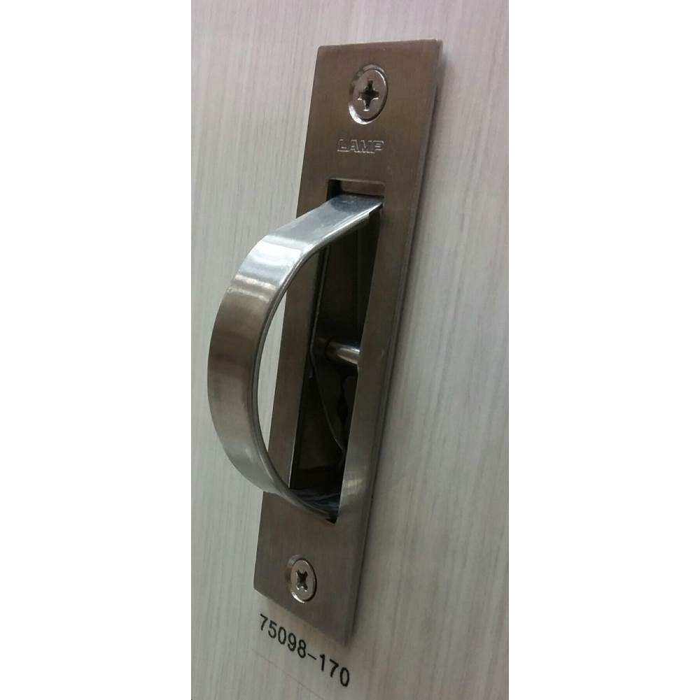Contemporary Recessed Stainless Steel Pull - 7509