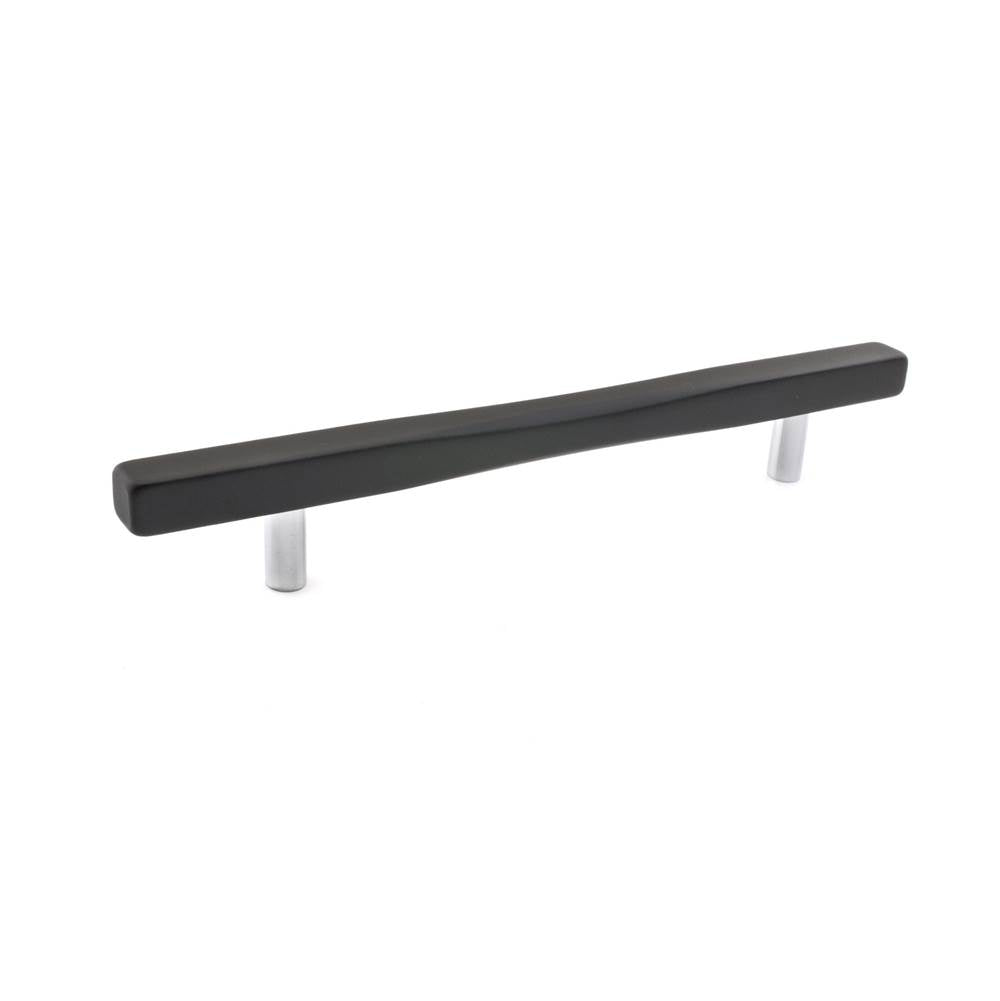 Richelieu America - Contemporary Metal Pull - 7735 - Matte Black,Chrome