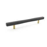 Richelieu America - Contemporary Metal Pull - 7735 - Matte Black,Satin Brass