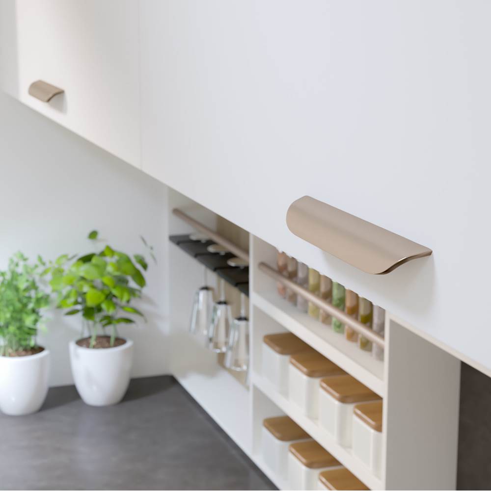 Contemporary Metal Pull - 7975