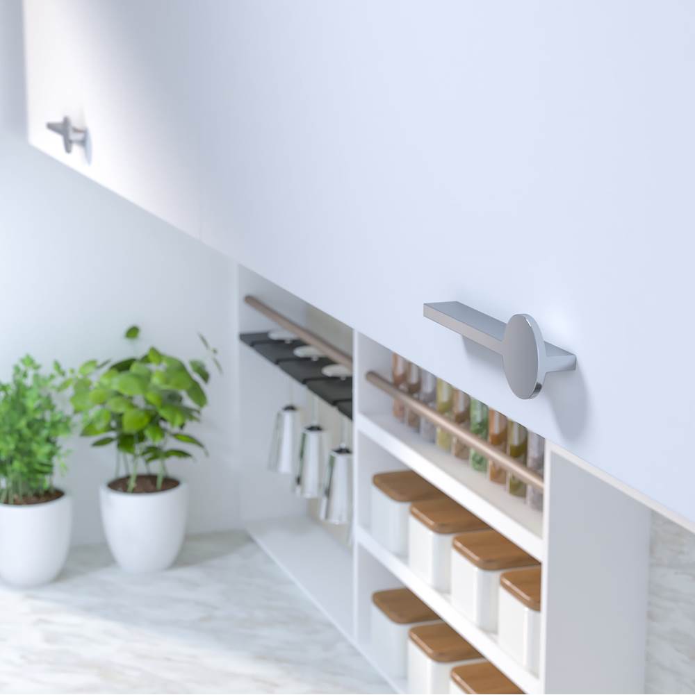Contemporary Metal Pull - 7979