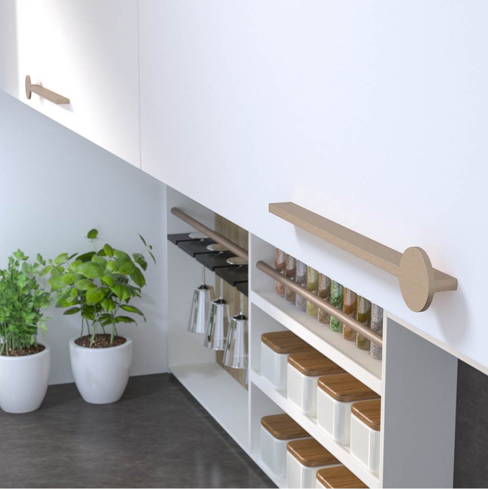 Contemporary Metal Pull - 7979