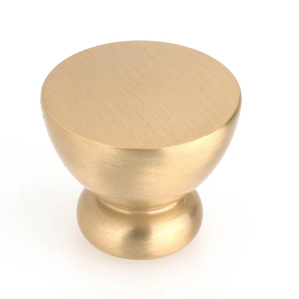 Richelieu America - Contemporary Metal Knob - 7986 - Brushed Gold
